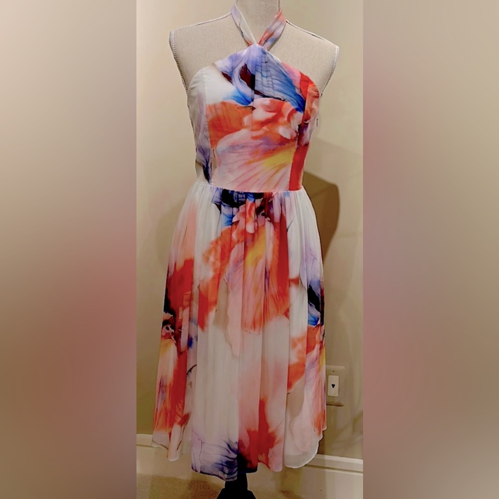 White House Black Market Halter Dress - Size 4